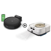 Combo Braava Jet M6 White + iRobot Roomba Vac Essential