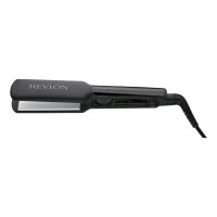 Planchita De Pelo Revlon Placas Anchas Cerámica Negra