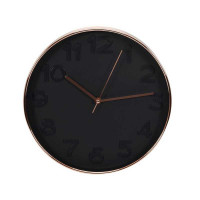 Reloj de Pared Cobre y Negro 30.5cm