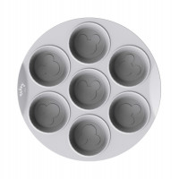 Molde De Silicona Disney Home Muffin Gris