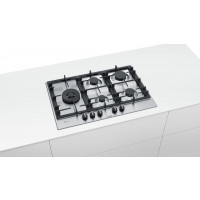 Anafe a Gas integrable de 75 cm Acero Inoxidable BOSCH PCS7A5B90
