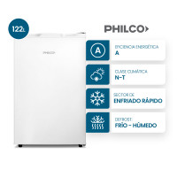 Heladera Philco Bajo Mesada Cíclica 122L Blanca - PHBM0132B2