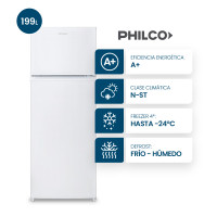 Heladera Philco Top Mount Cíclica 199L Blanca - PHCT225B