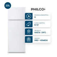 Heladera Top Mount Philco Cíclica 231L Blanca - PHCT242B