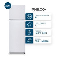 Heladera Philco Top Mount Cíclica 298L Blanca - PHCT302B