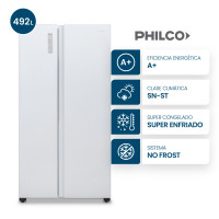Heladera Philco Side by Side No Frost 492L Blanca - PHSB555BT