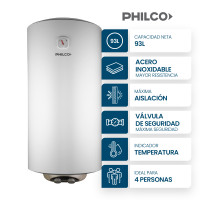 Termotanque eléctrico PHTE100B2 100lt Philco