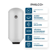 Termotanque PHTS100BM 100 Lt Philco