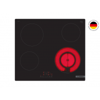 Anafe Eléctrico Vitrocerámica Tactil 4 hornallas Negro Bosch