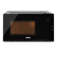Microondas Atma 30 L con grill Negro
