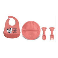 Set De 4 Piezas De Silicona Minnie Disney Baby