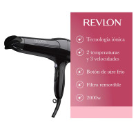 Secador de Pelo ION 2 Velocidades 2000W Revlon