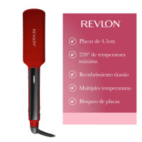 Plancha De Pelo Titanio Revlon Roja 