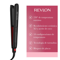 Plancha De Pelo Revlon Smootstay Negra