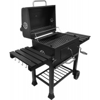 Parrilla a carbón con tapa y grill regulable Hamilton Beach | SEGUNDA