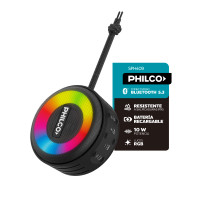 Parlante Portátil 10w con Luces Philco