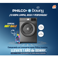  Lavasecarropas Philco 11/6 Kg Carga Frontal Inverter Gris 