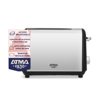 Tostadora Vintage 1930 Ranuras Anchas Negra Atma