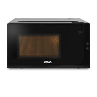 Microondas Digital Con Grill Negro 25lts Atma