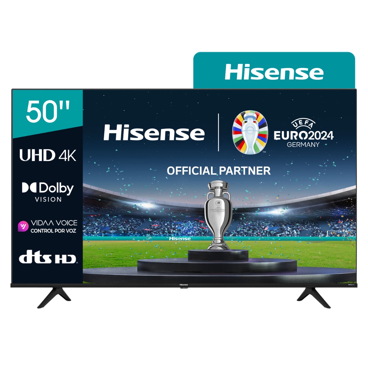 Smart Tv Led 50 Pulgadas Ultra Hd 4K Vidaa Negro Hisense - Tienda