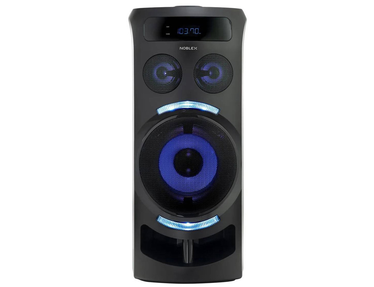 Torre de Sonido con Bluetooth Negro 3200W Noblex - Tienda Newsan