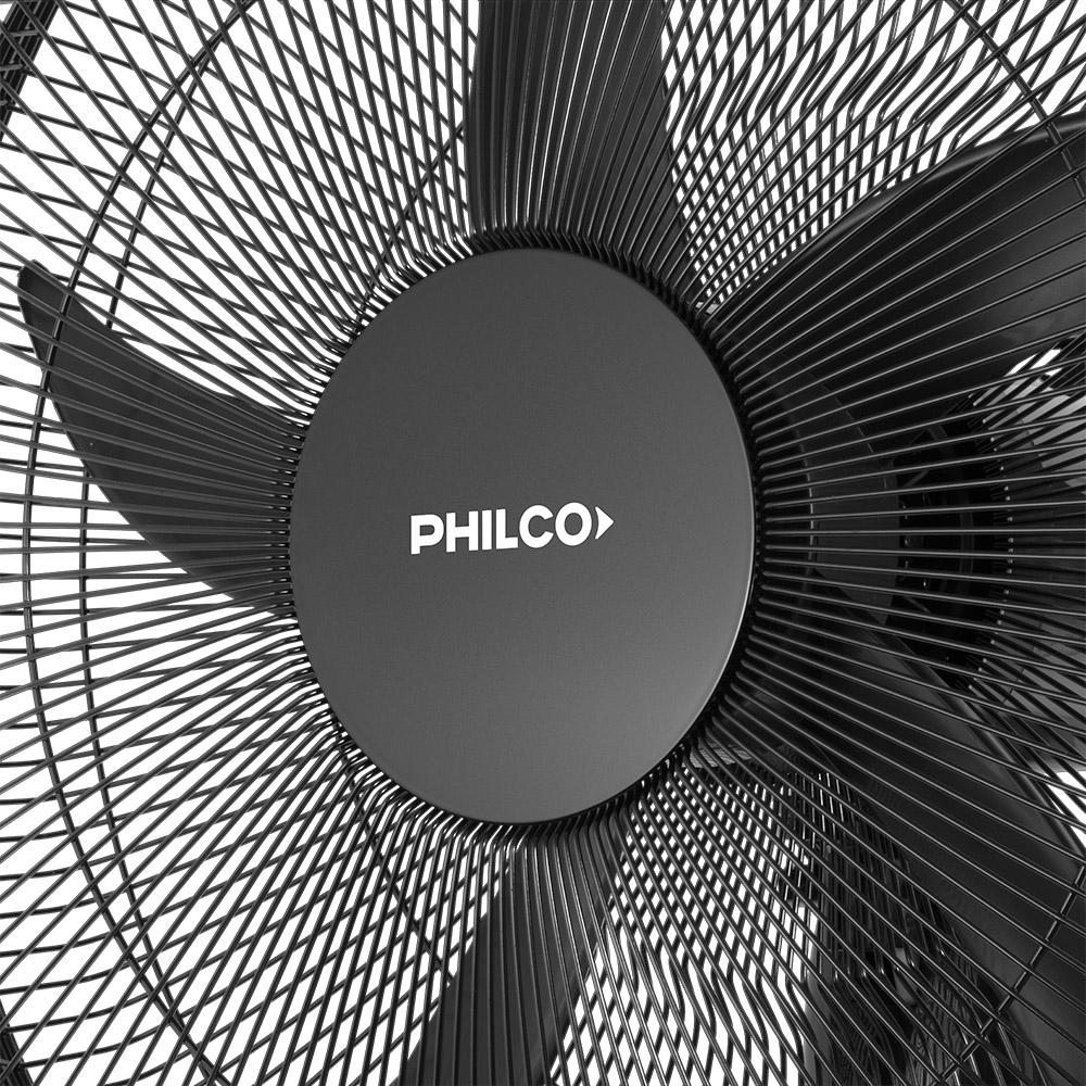 Philco - Ventilador de Pie Philco 20'' 3 Velocidades 85W Negro
