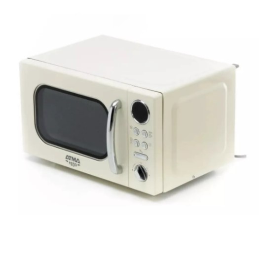 Microondas Vintage 20lt display digital blanco Atma - Tienda Newsan