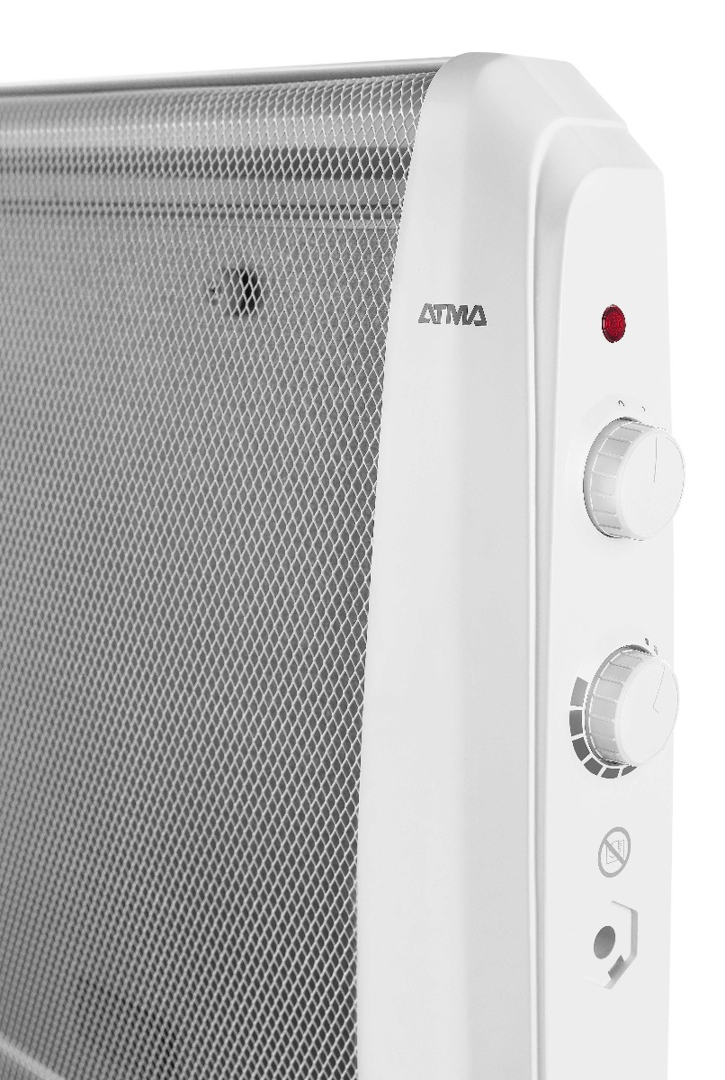 Panel radiador de mica eléctrico 2000W blanco Atma - Tienda Newsan